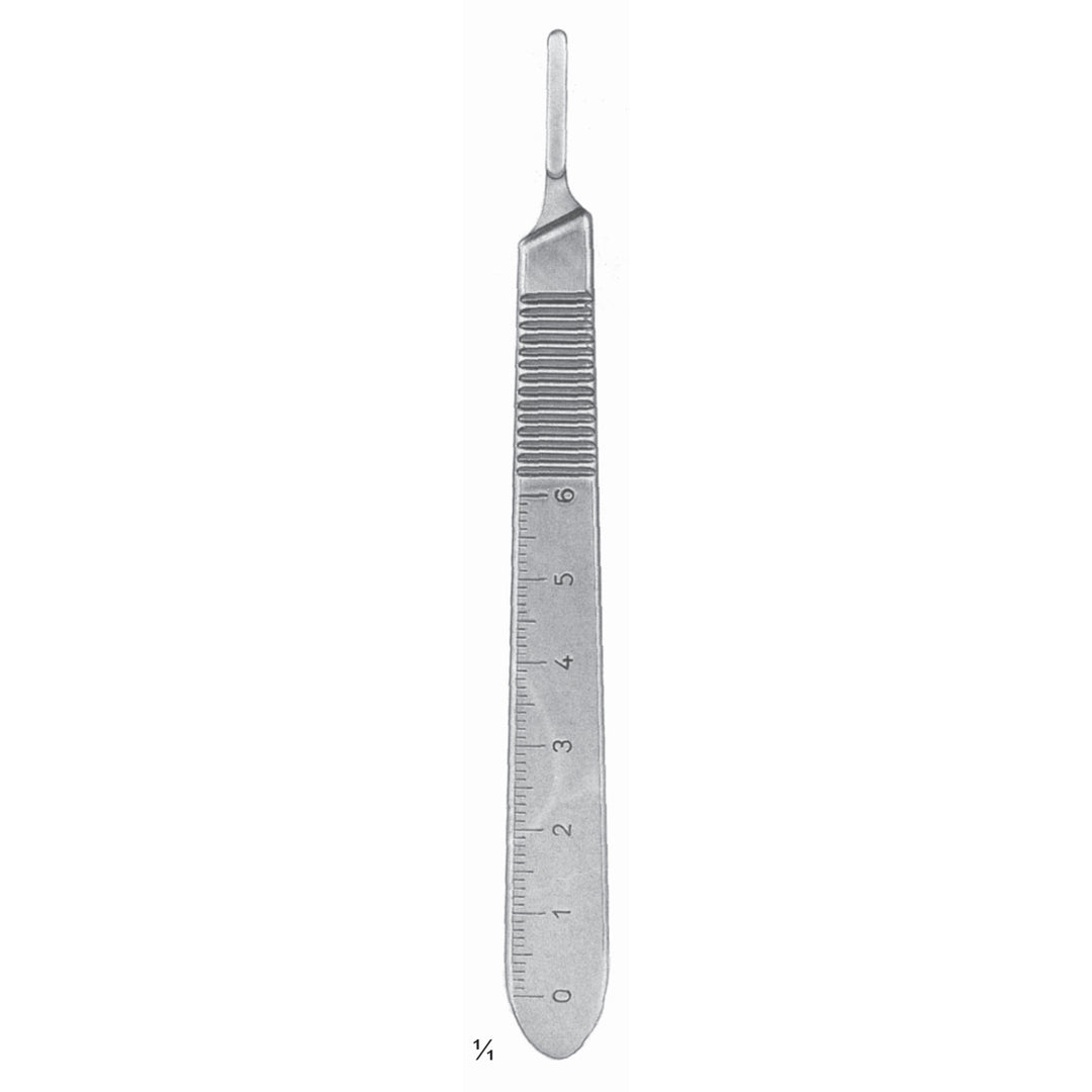 Scalpel Handle No. 3 With Scale 12cm (A-002-12) by Dr. Frigz