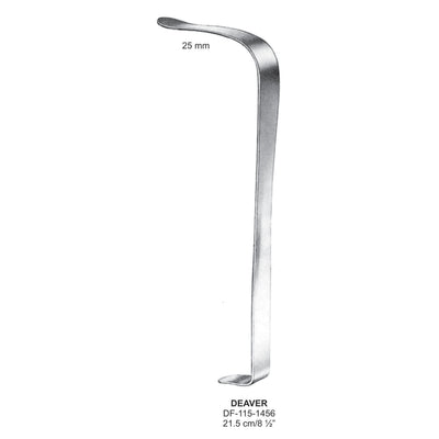 Deaver Retractors  25mm , 21.5cm  (DF-115-1456)