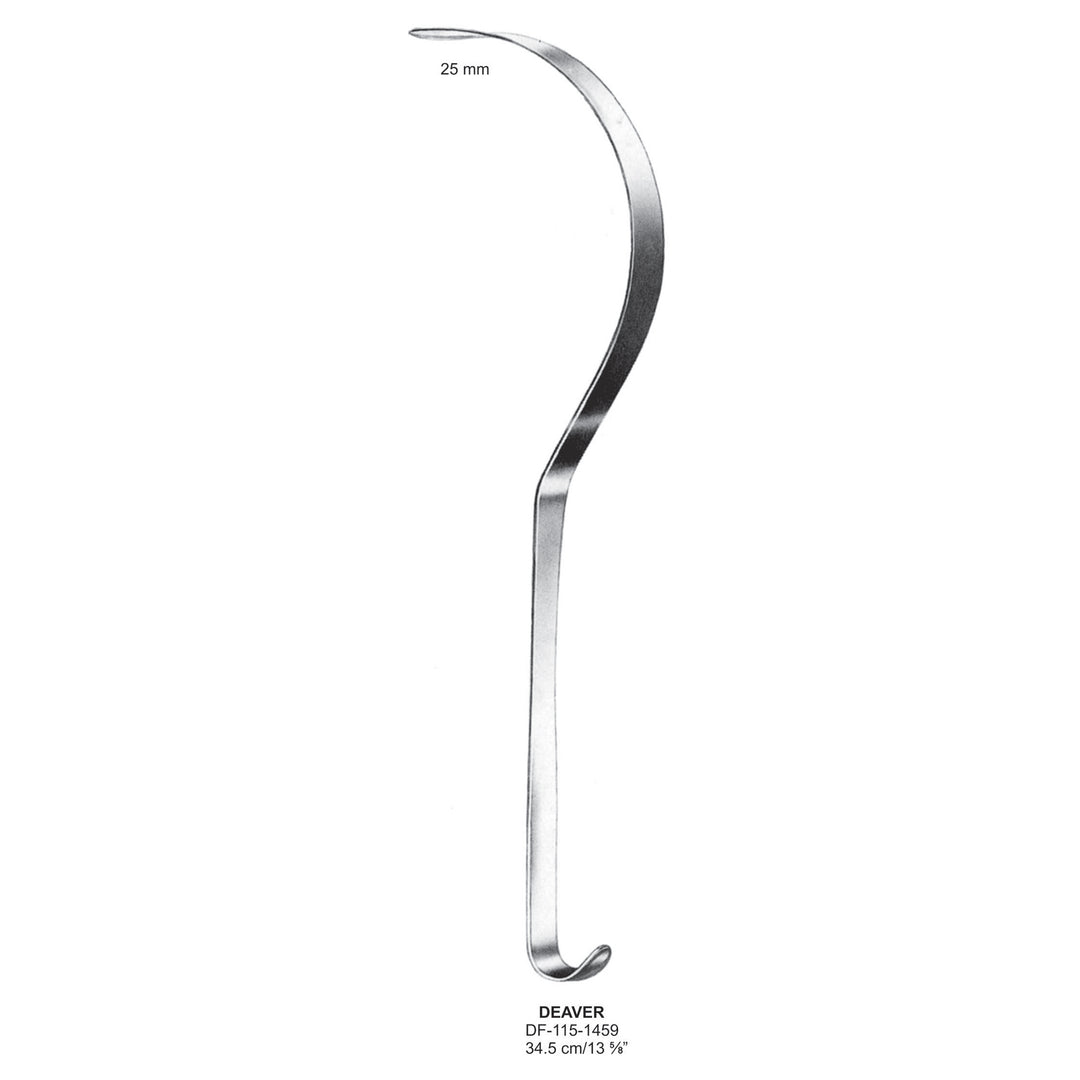 Deaver Retractors 25mm , 34.5cm  (DF-115-1459) by Dr. Frigz