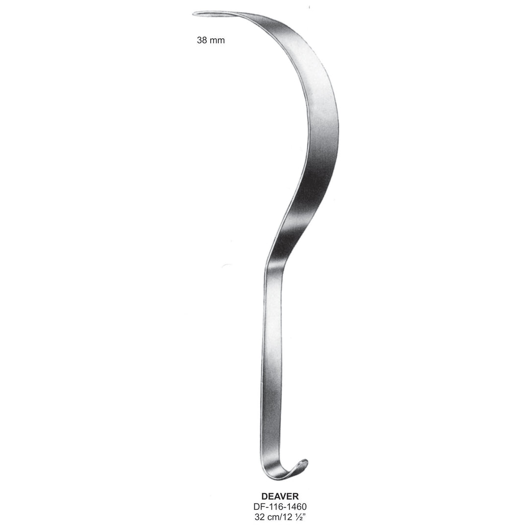 Deaver Retractors 38mm , 32cm  (DF-116-1460) by Dr. Frigz