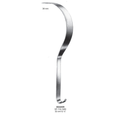 Deaver Retractors 38mm , 32cm  (DF-116-1460)