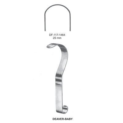 Deaver-Baby Retractors,25mm  (DF-117-1464)