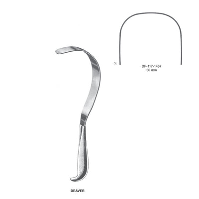 Deaver Retractors,50mm  (DF-117-1467)