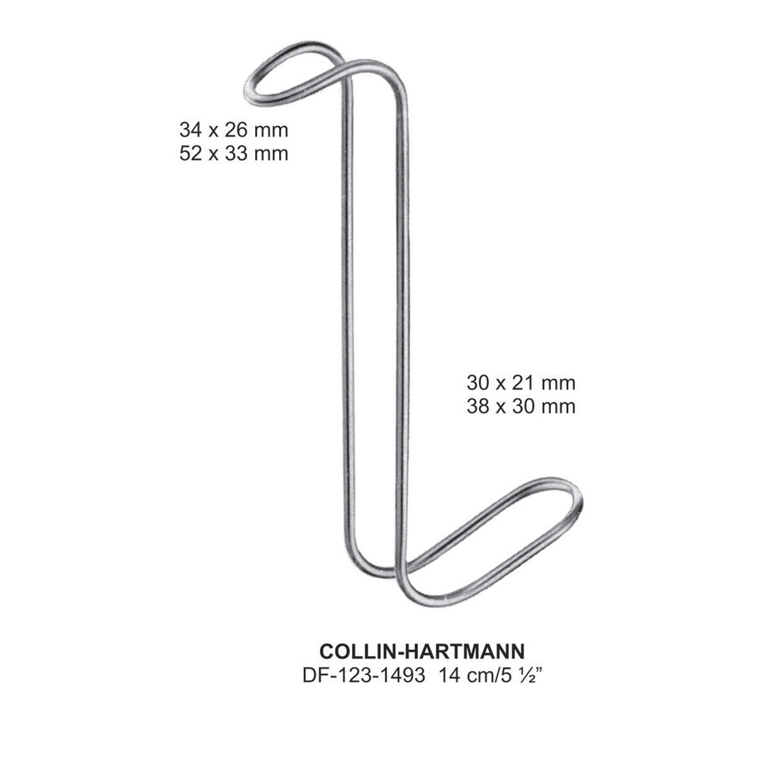 Collin-Hartmann Retractors, 14Cm,34X26mm ,30X21mm  (DF-123-1493) by Dr. Frigz