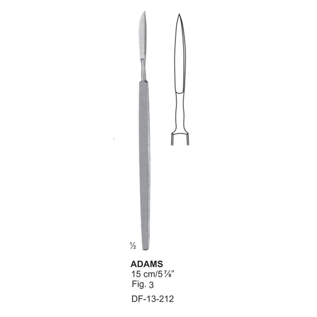 Adams Delicate Scalpels Fig. 3, 15cm (DF-13-212) by Dr. Frigz