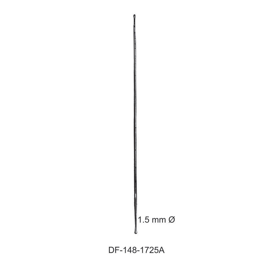 Double Ended Probe Buttoned Dia1.5mm , 11.5cm  (DF-148-1725A) by Dr. Frigz
