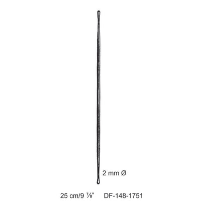 Double Ended Probe Buttoned Dia2mm , 25cm  (DF-148-1751)