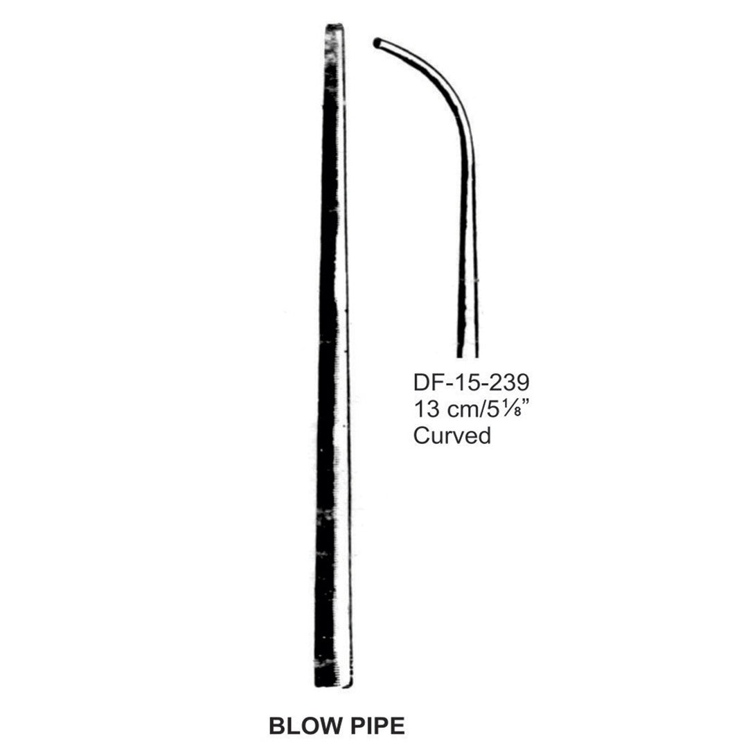 Blow Pipe Curved 13cm (DF-15-239) by Dr. Frigz