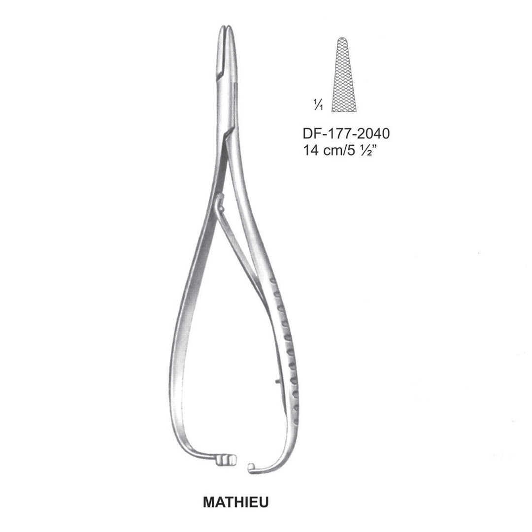 Mathieu Needle Holders 14cm (DF-177-2040) by Dr. Frigz