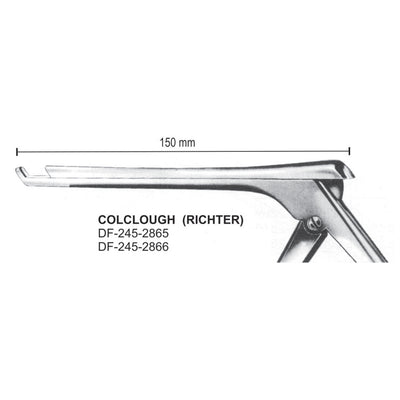 Colclough (Richter) Laminectomy Punches, Heavy Pattern, Working Length 15cm, Cutting 40Â—¦ Upward, Width Of Bite 5mm (DF-245-2866)