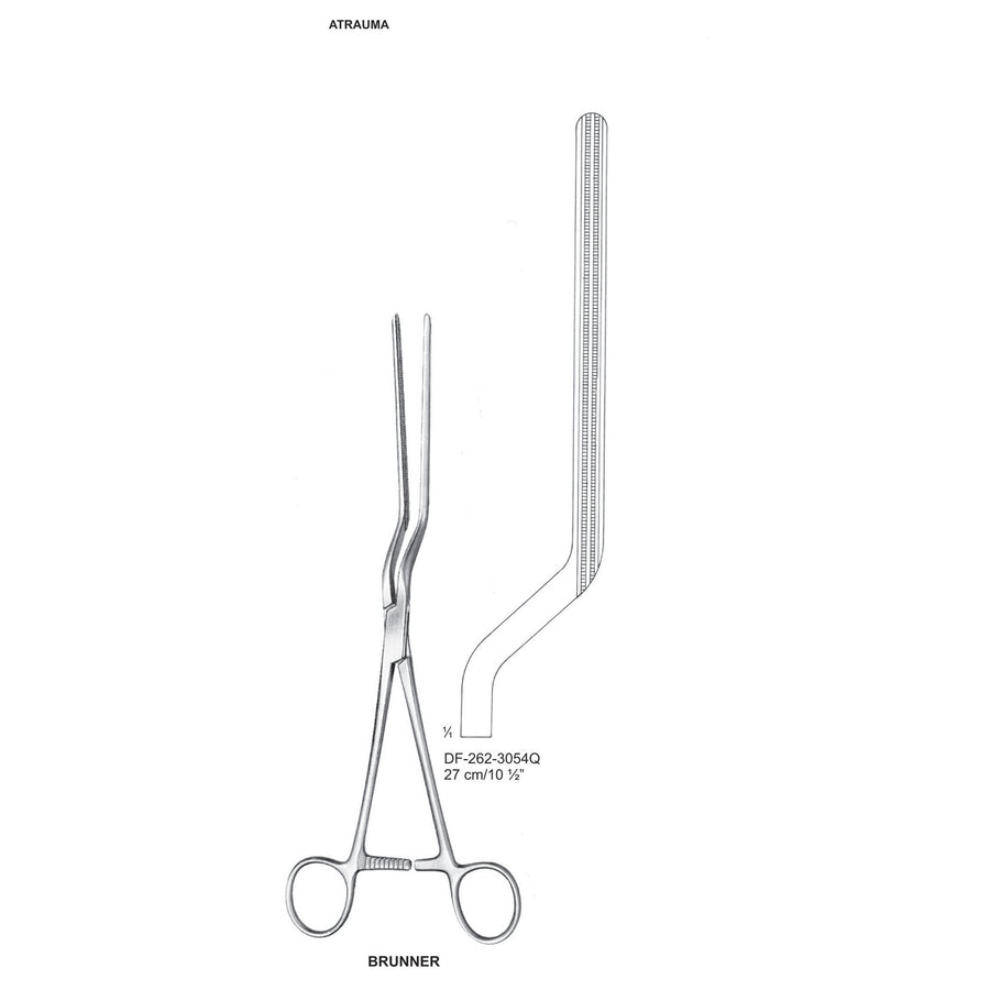 Brunner Atrauma Intestinal Clamps 27cm (DF-262-3054Q) by Dr. Frigz