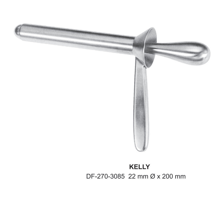 Kelly Rectal Specula, 22 X 200mm (DF-270-3085) by Dr. Frigz