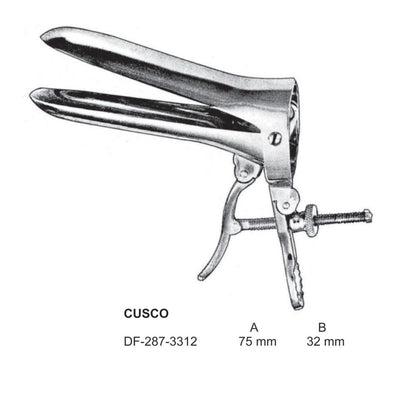 Cusco Vaginal Speculum 75X32mm  (DF-287-3312)
