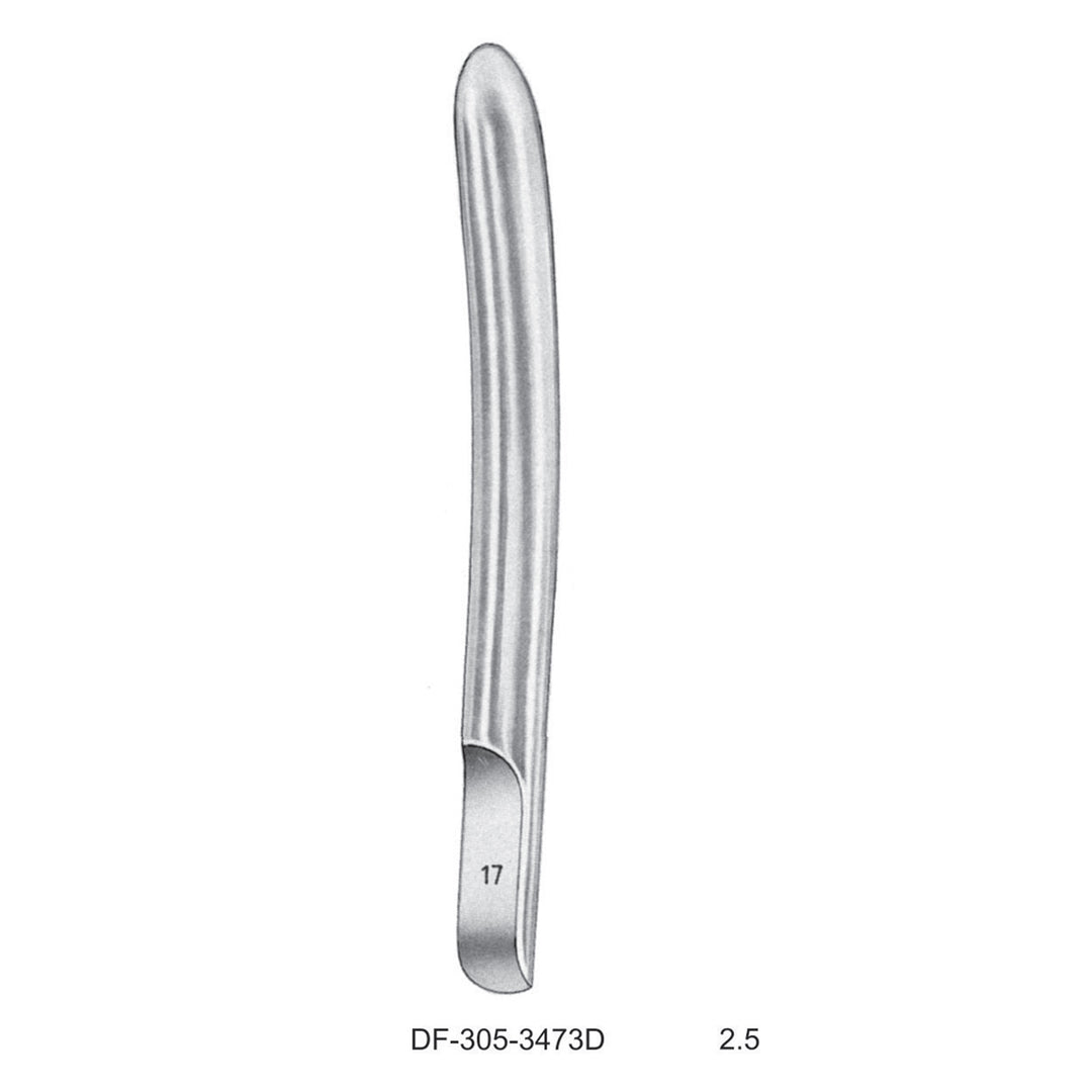 Hegar Uterine Dilator, 2.5, Single End (DF-305-3473D) by Dr. Frigz