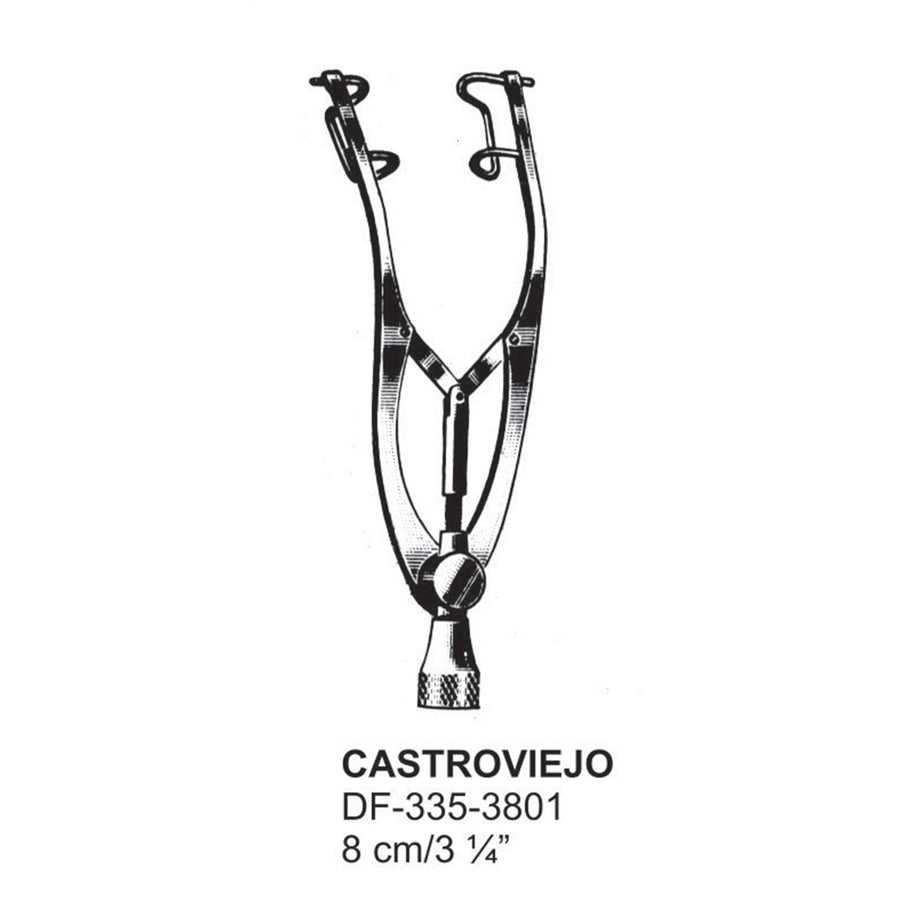Castroviejo Eye Specula,8cm  (DF-335-3801) by Dr. Frigz