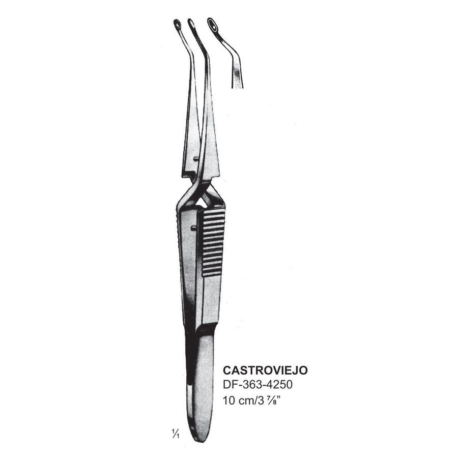 Castroviejo Forceps, 10cm (DF-363-4250) by Dr. Frigz