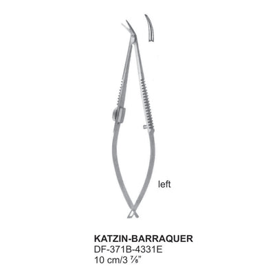 Katzin-Barraquer Delicate Eye Scissors, Left, 10cm  (DF-371B-4331E)