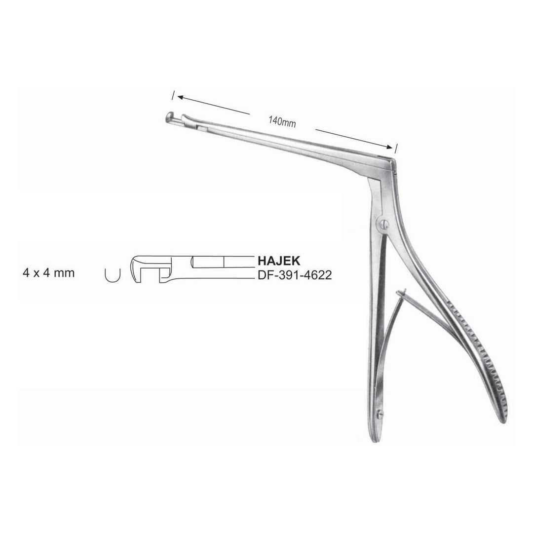 Hajek Sphenoid Punches Width 140mm (DF-391-4622) by Dr. Frigz