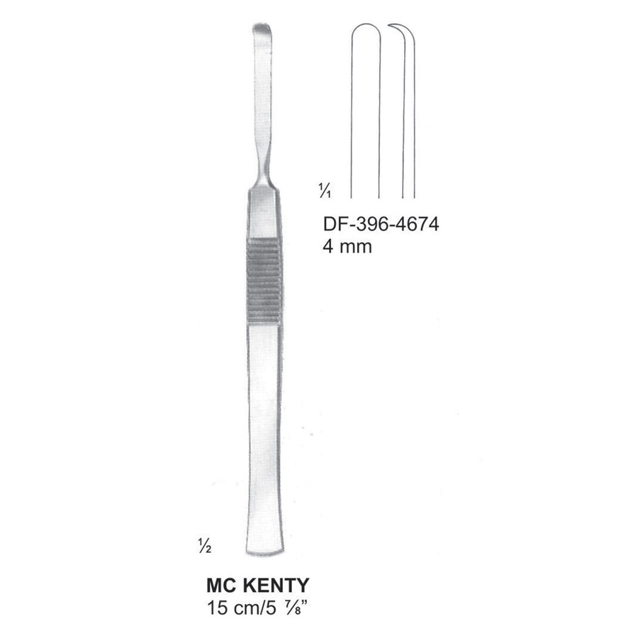 Mckenty Septum Elevators, 15Cm, 4mm (DF-396-4674) by Dr. Frigz