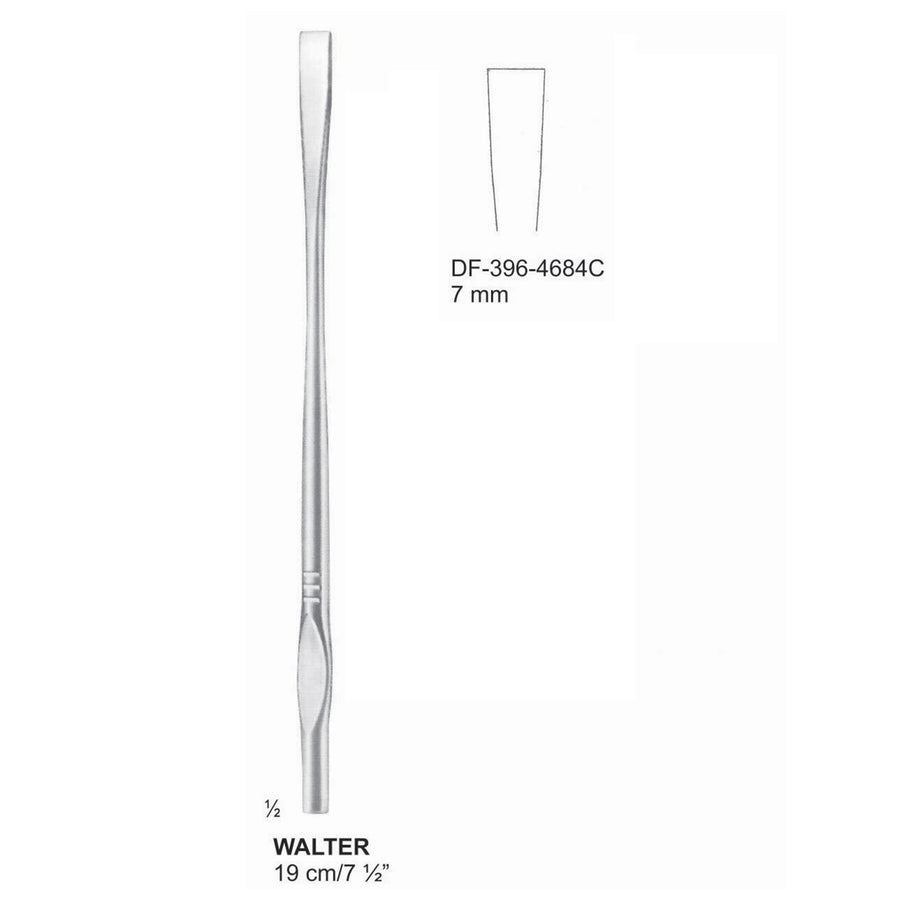 Walter Osteotomes Chisels 19Cm, 7mm (DF-396-4684C) by Dr. Frigz