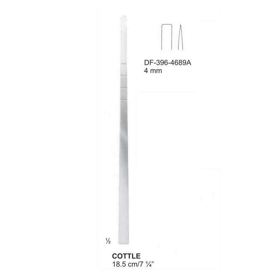Cottle Osteotomes 18.5Cm, 4mm (DF-396-4689A) by Dr. Frigz