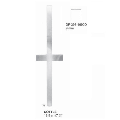 Cottle Osteotomes 18.5Cm, 9mm (DF-396-4690D)