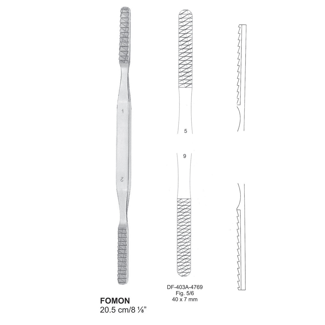 Fomon Nasal Rasps 20.5Cm, Fig.5/6, 40X7mm (DF-403A-4769) by Dr. Frigz