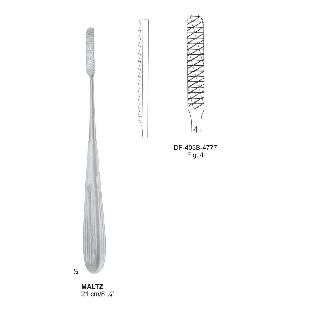 Maltz Nasal Rasps, Fig.4, 21cm (DF-403B-4777) by Dr. Frigz