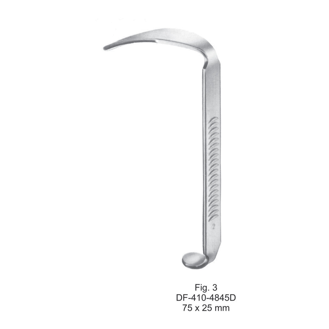 Mclvor Mouth Gags Tongue Depressor 75X25mm (DF-410-4845D) by Dr. Frigz