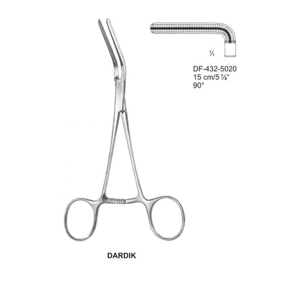 Dardik Atrauma Multi Purpose Vascular Clamps 15cm, 90 Degree (DF-432-5020)