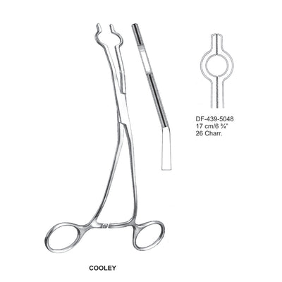 Cooley Atrauma Catheter Clamps 17Cm, 26Charr. (DF-439-5048)