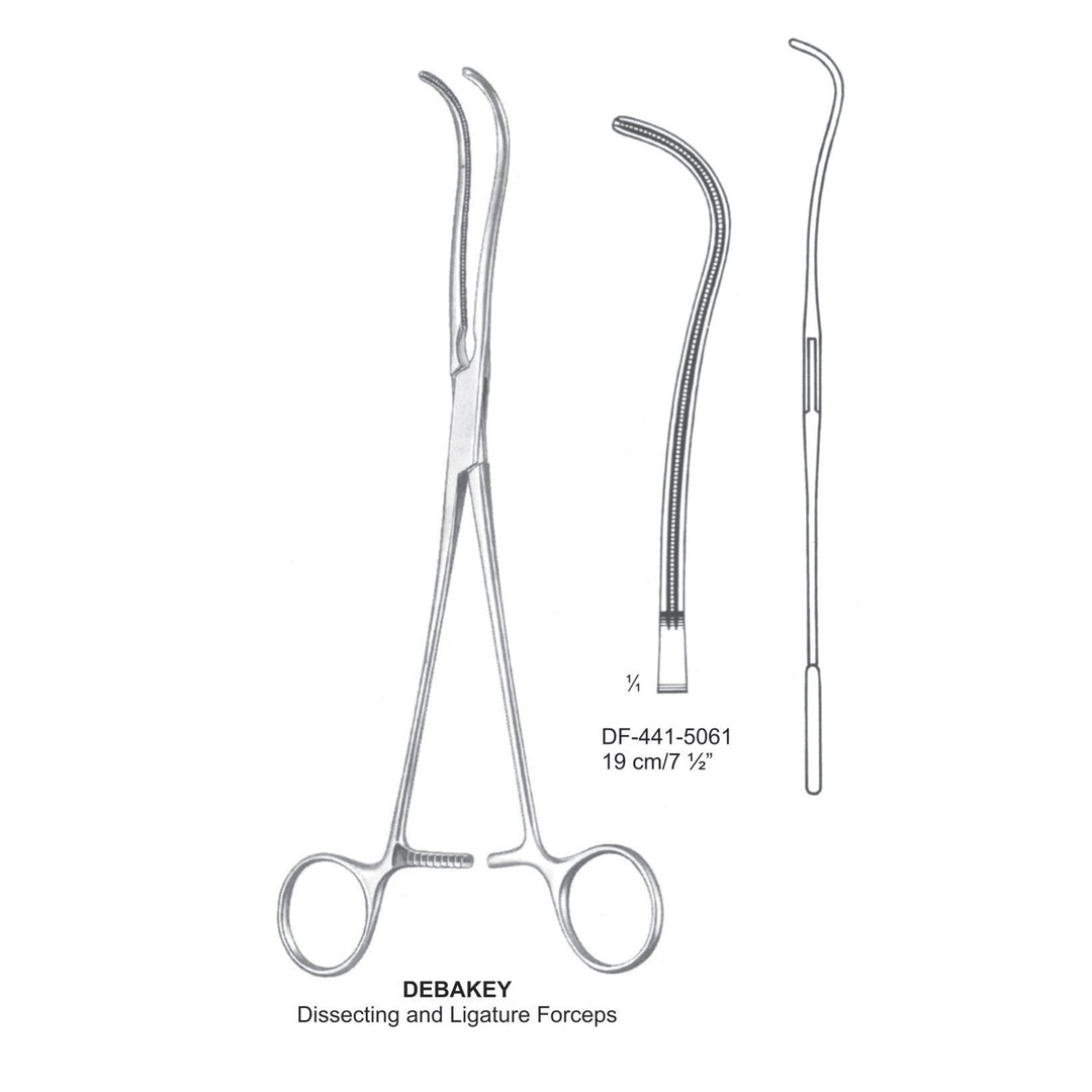 Debakey Atrauma Dissecting And Ligature Forceps 19cm (DF-441-5061) by Dr. Frigz