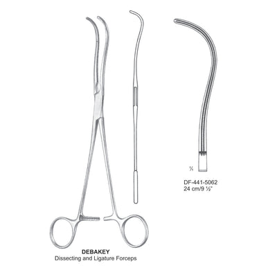 Debakey Atrauma Dissecting And Ligature Forceps 24cm (DF-441-5062)