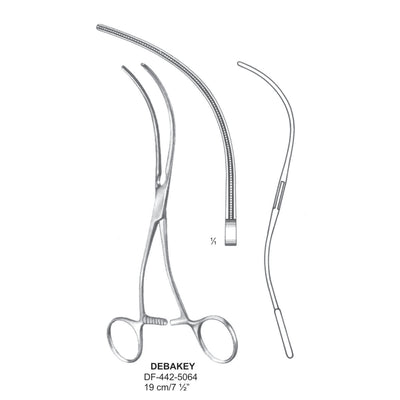 Debakey  Atrauma Peripheral Vascular Clamps, 19cm (DF-442-5064)