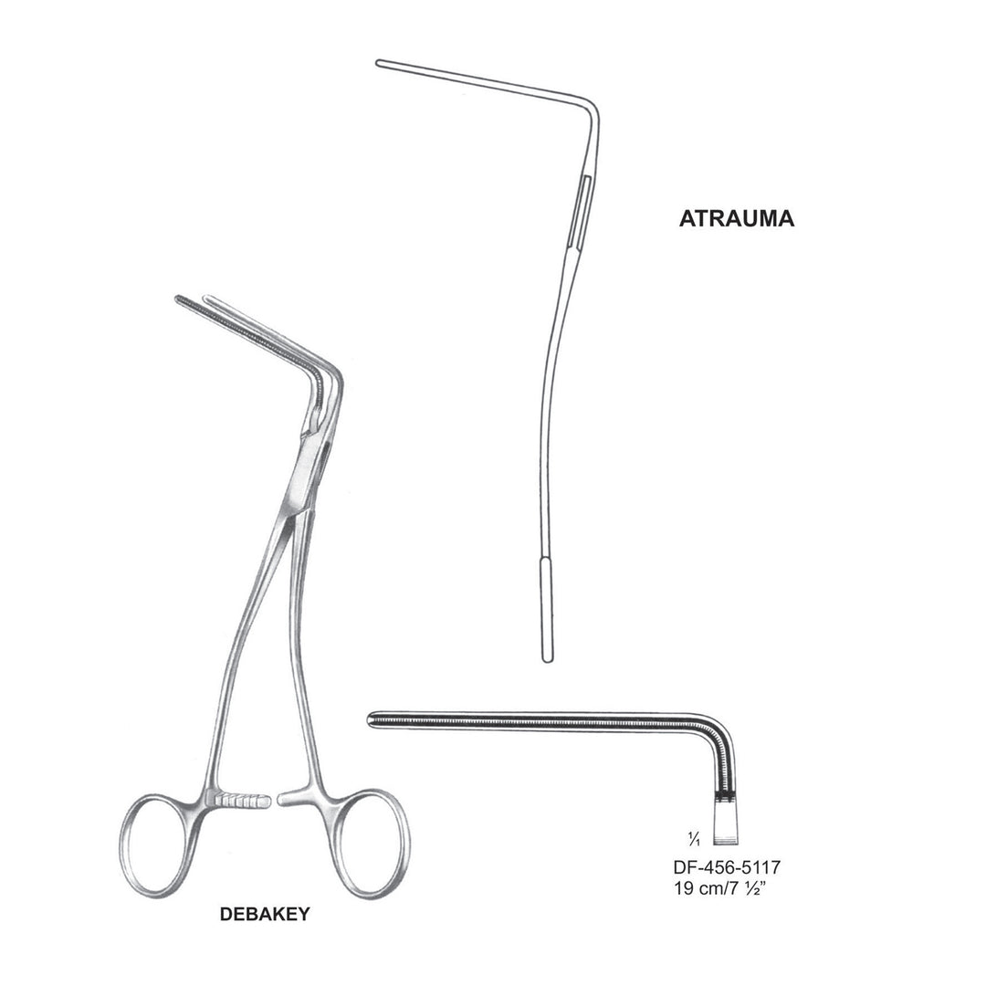 Debakey Atrauma Multi Purpose Vascular Clamps 19cm (DF-456-5117) by Dr. Frigz