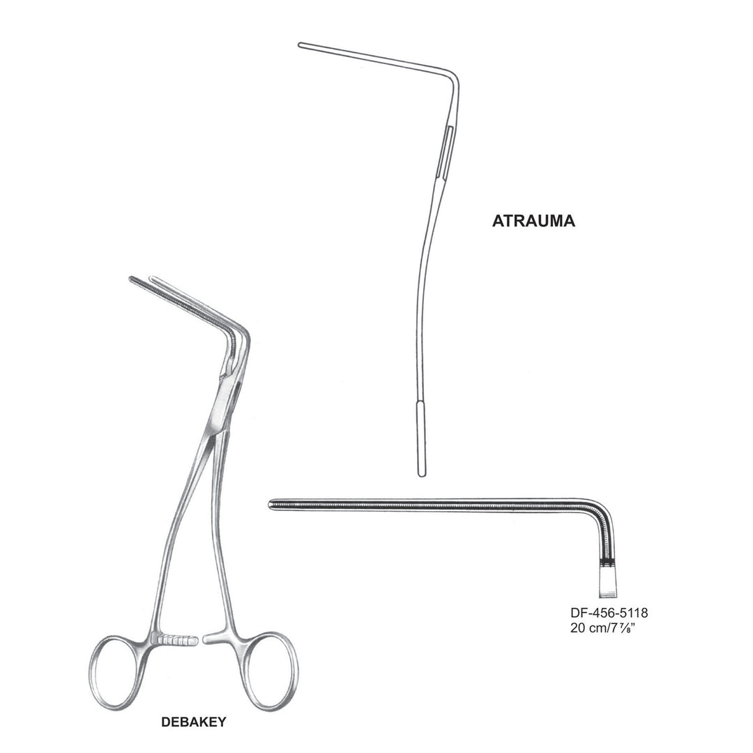 Debakey Atrauma Multi Purpose Vascular Clamps 20cm (DF-456-5118) by Dr. Frigz