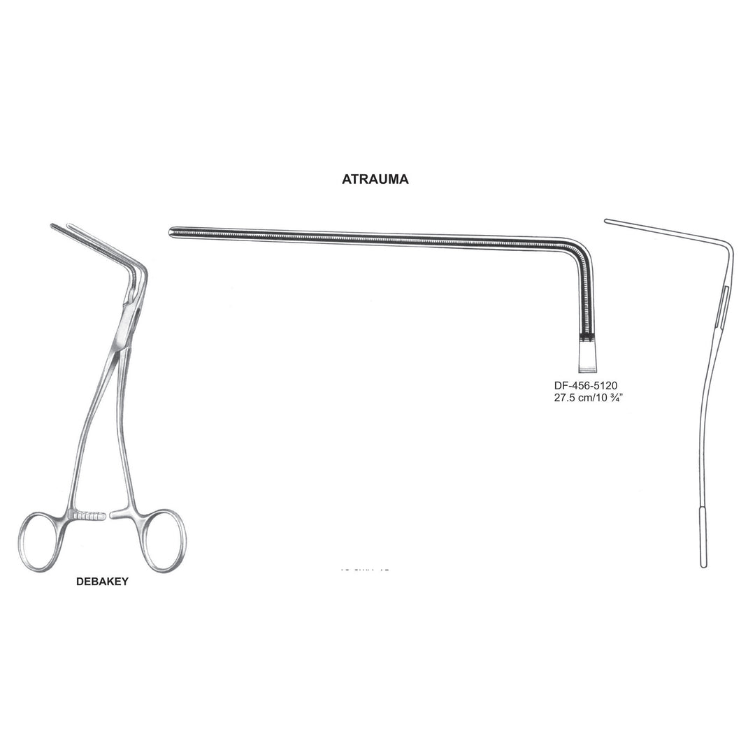 Debakey Atrauma Multi Purpose Vascular Clamps 27.5cm (DF-456-5120) by Dr. Frigz