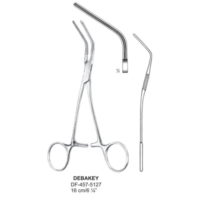 Debakey Atrauma Multi Purpose Vascular Clamps, 16cm (DF-457-5127)