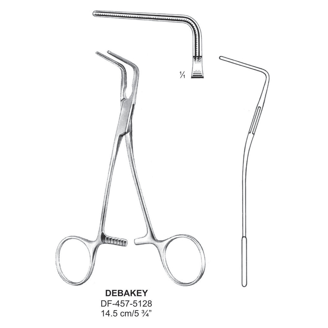Debakey Atrauma Multi Purpose Vascular Clamps 14.5cm (DF-457-5128) by Dr. Frigz
