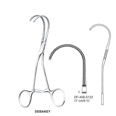 Debakey Atrauma Multi Purpose Vascular Clamp 17cm (DF-458-5133)