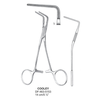 Cooley Atrauma Multi Purpose Vascular Clamps, 14cm (DF-463-5153)