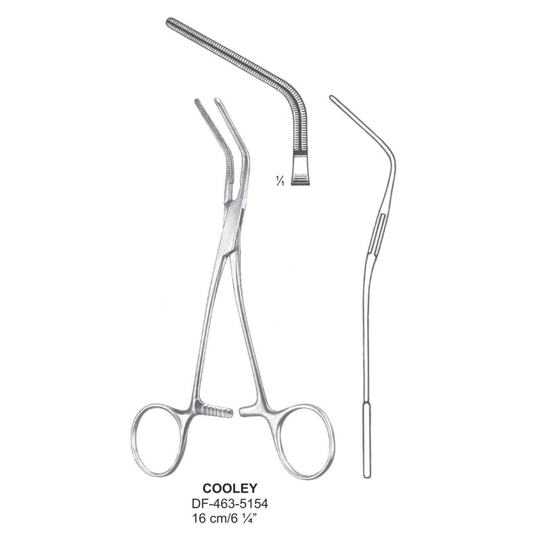 Cooley Atrauma Multi Purpose Vascular Clamps, 16cm (DF-463-5154) by Dr. Frigz