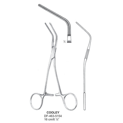 Cooley Atrauma Multi Purpose Vascular Clamps, 16cm (DF-463-5154)