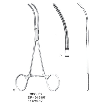 Cooley Atrauma Multi Purpose Vascular Clamps, 17cm (DF-464-5157)