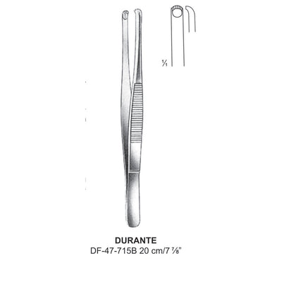 Durante Tissue Grasping Forceps, 20cm  (DF-47-715B)