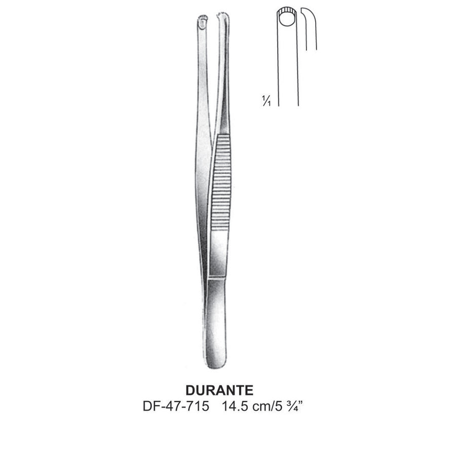 Durante Tissue Grasping Forceps, 14.5cm  (DF-47-715) by Dr. Frigz