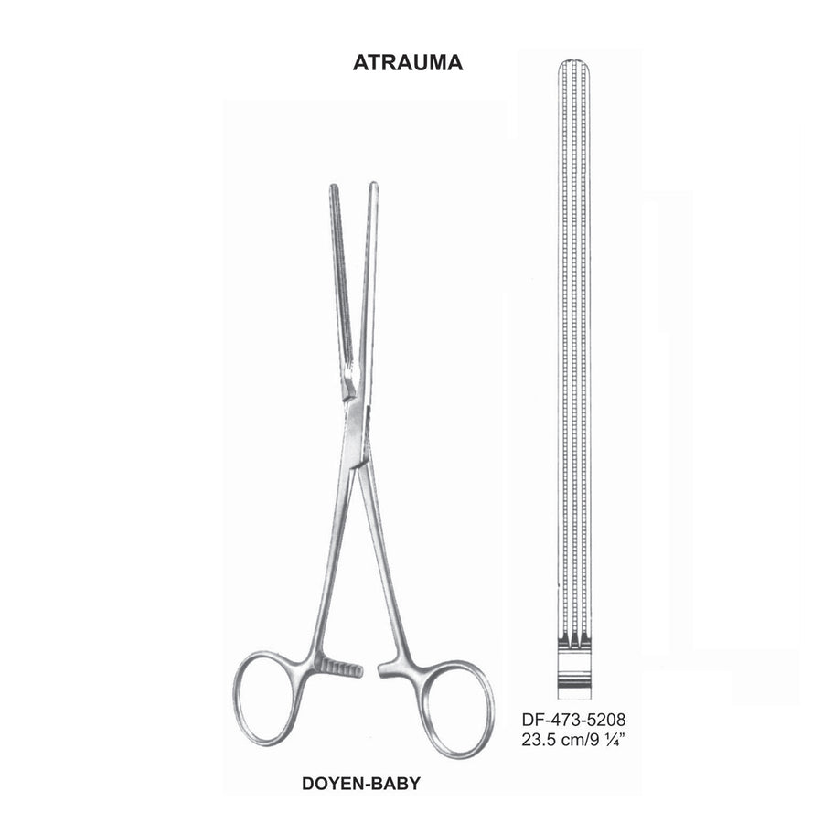 Doyen-Baby Atrauma Intestinal Clamps, 23.5cm (DF-473-5208) by Dr. Frigz