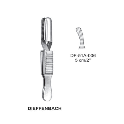 Dieffenbach Bulldog Clamps, Curved, 5cm (DF-51A-006)