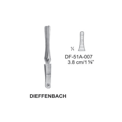 Dieffenbach Bulldog Clamps, Straight, 3.8cm (DF-51A-007)