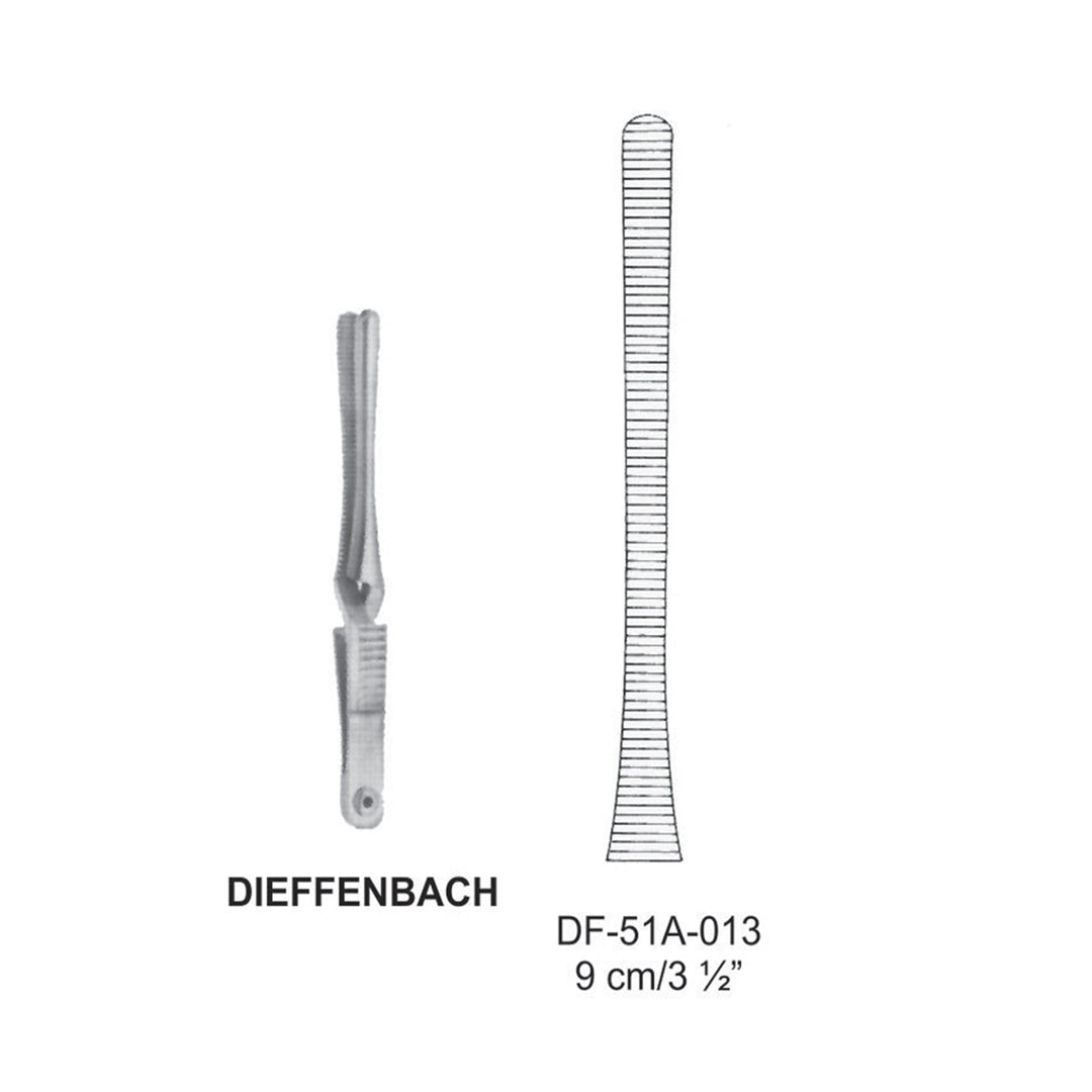 Dieffenbach Bulldog Clamps, Straight, 9cm (DF-51A-013) by Dr. Frigz